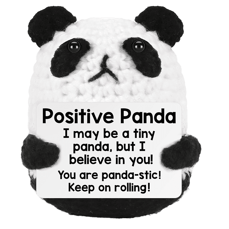 Crochet Kit Style Positive Panda Plush Gift
