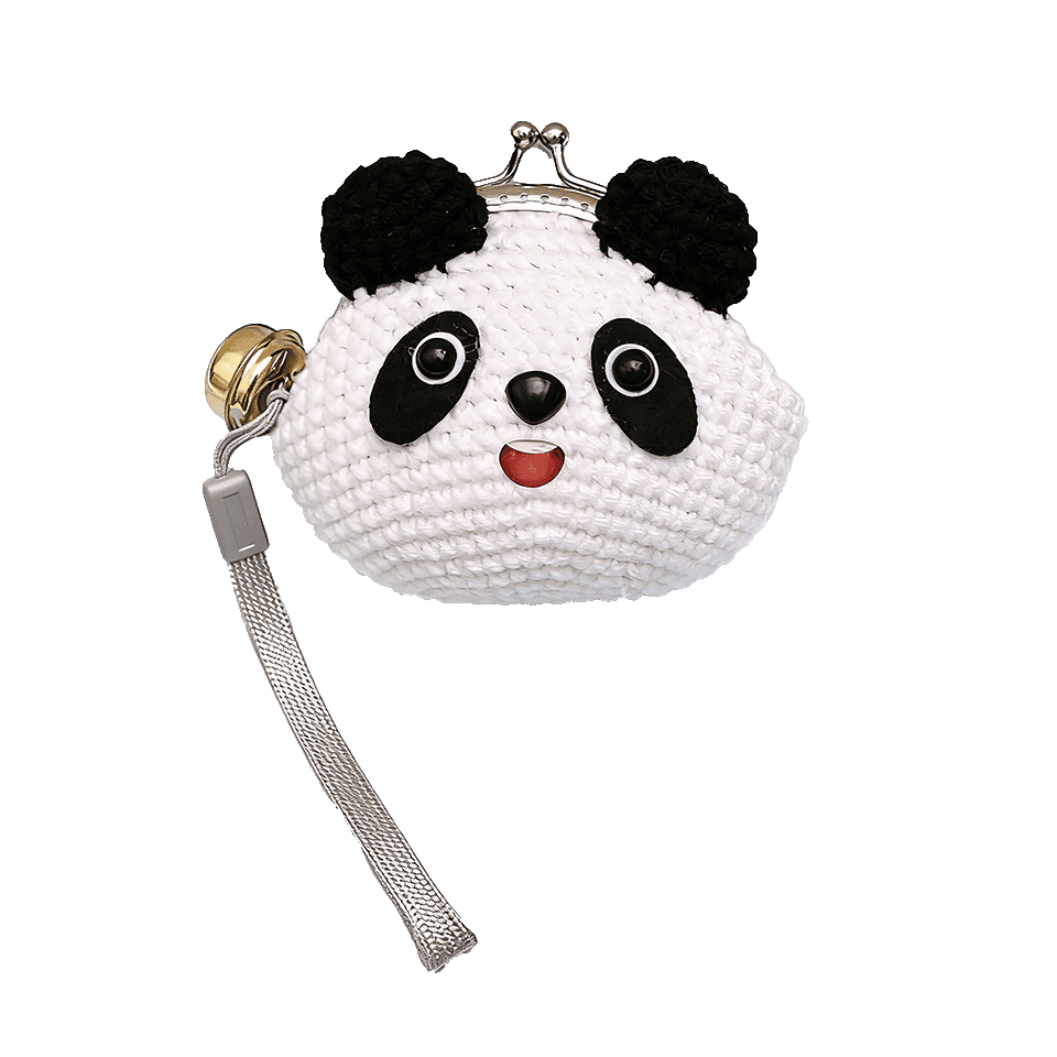 N28463-Crochet Clasp Pouch Panda
