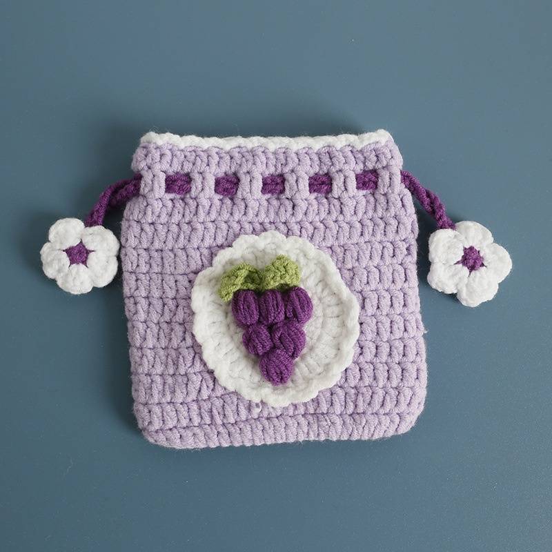 Crochet Earphone Pouch Wholesale for Gift and Retail Use