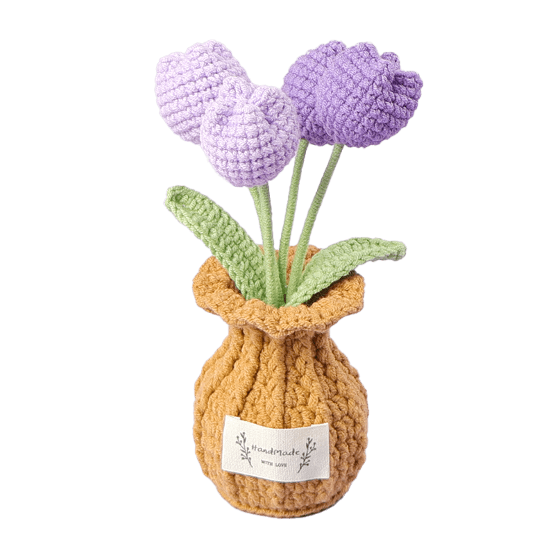 N28590-Crochet Vase Wholesale for Decorative Retail Collections