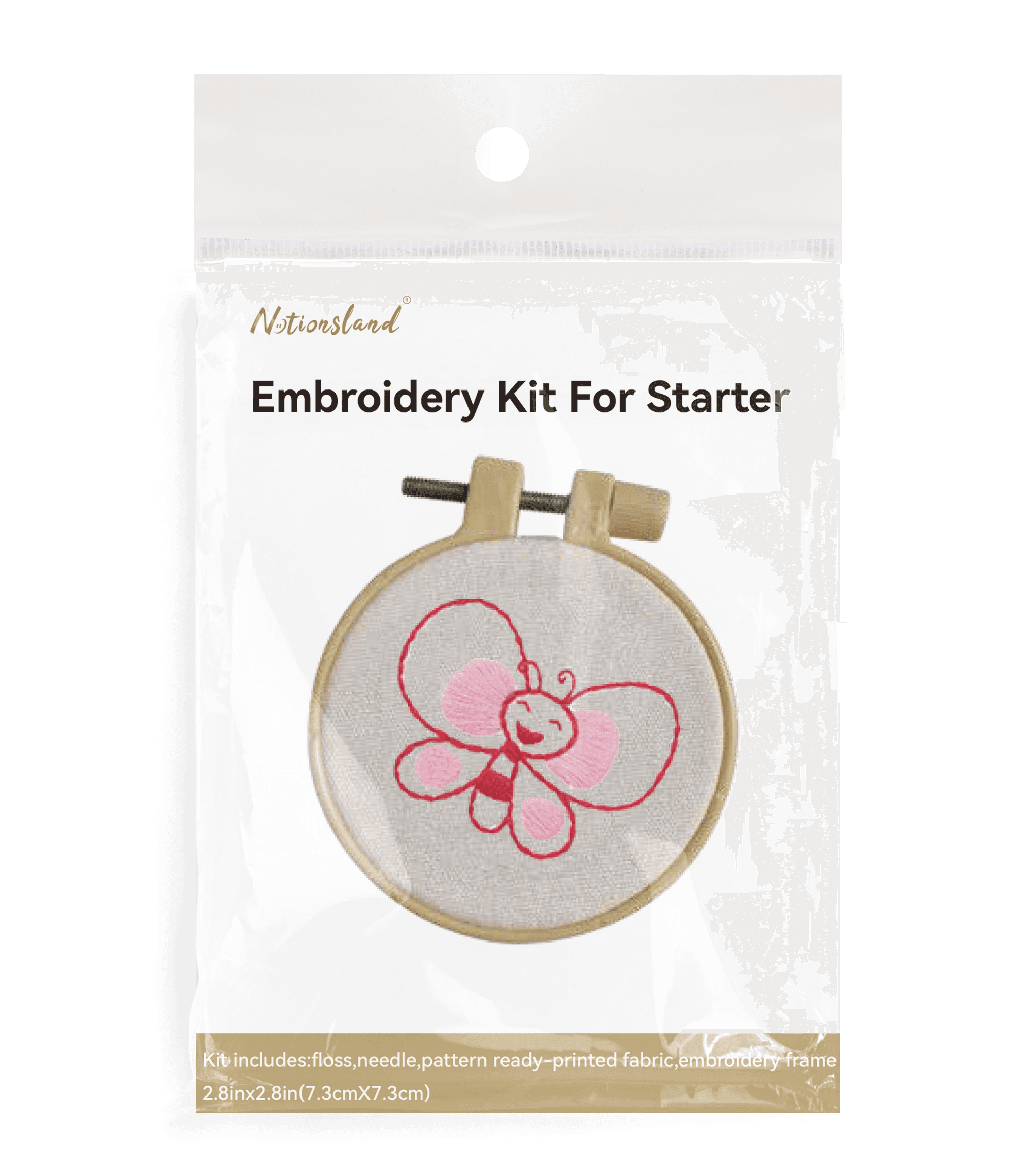 Kit de bordado DIY al por mayor para proyectos de manualidades para principiantes