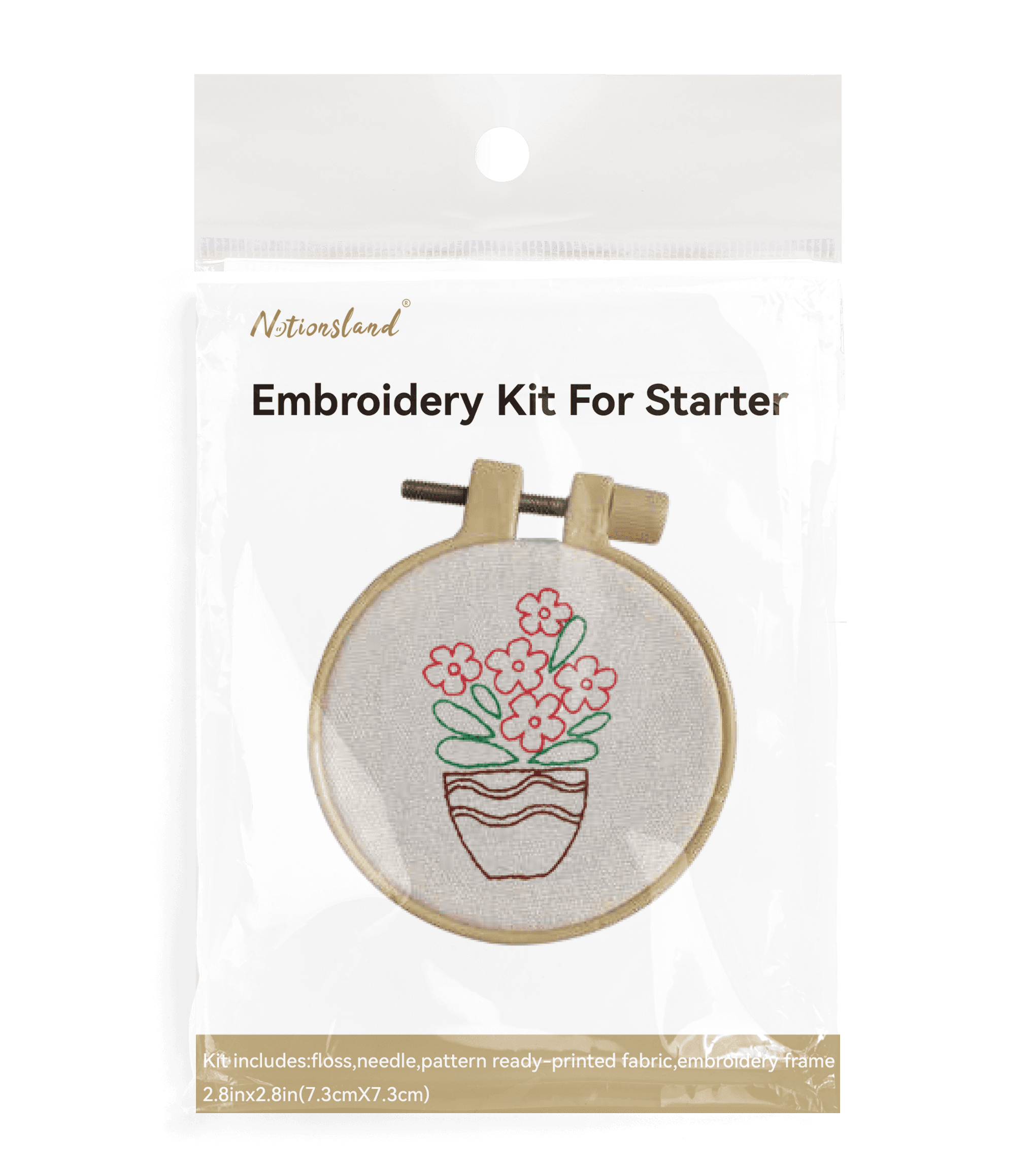 Kit de bordado DIY al por mayor para proyectos de manualidades para principiantes