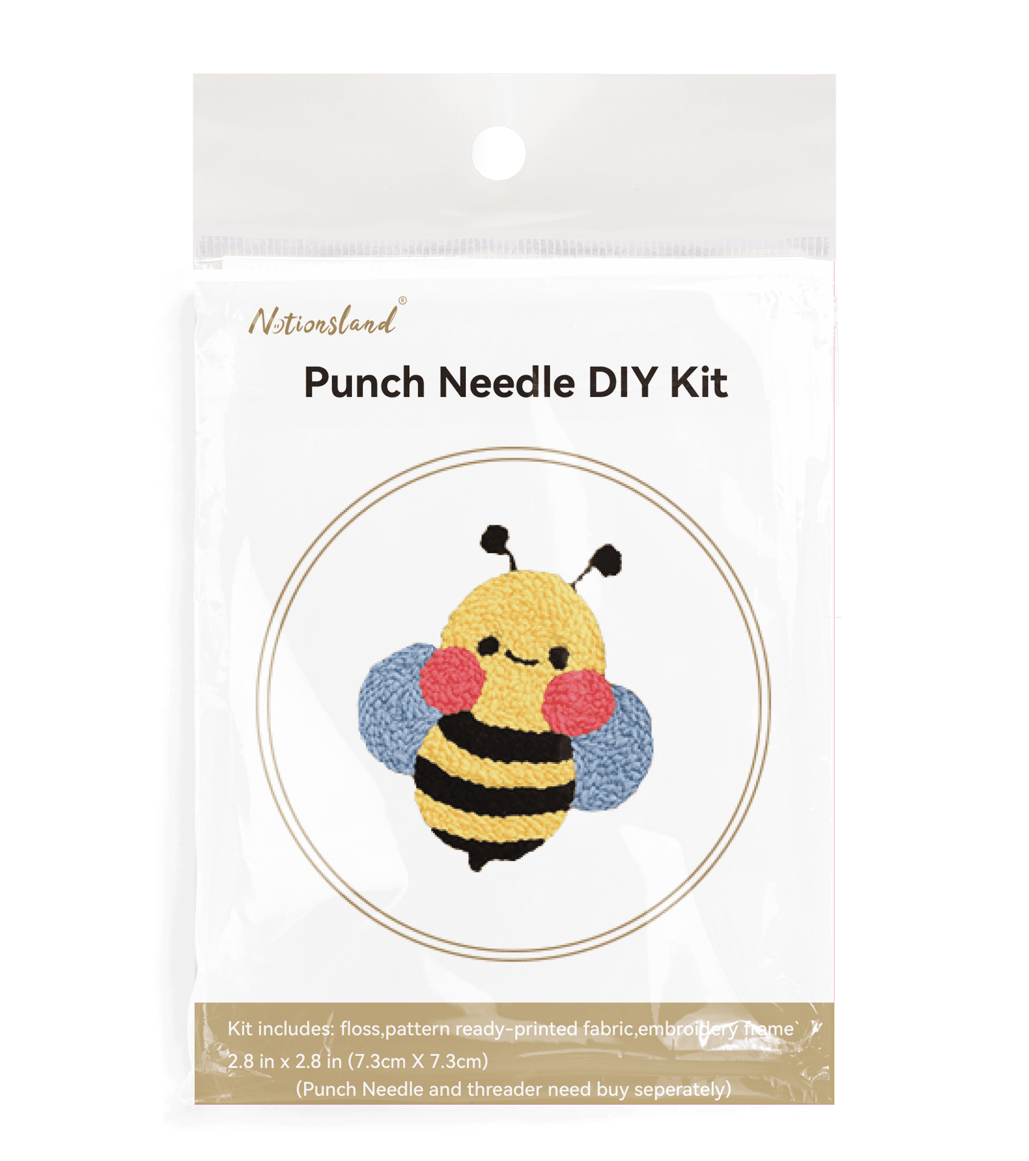 N241810 - Kit de bricolaje con aguja perforadora al por mayor para manualidades con temática de abejas