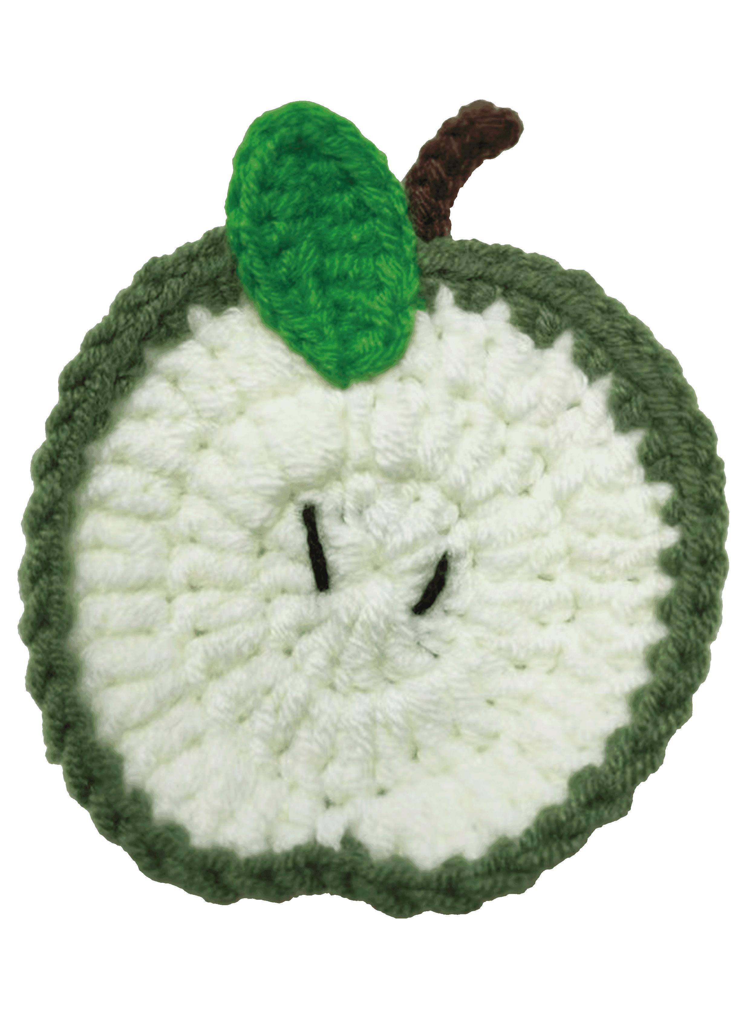 N.º 43149 - Kit de ganchillo de manzanas para principiantes - Motivos frutales DIY