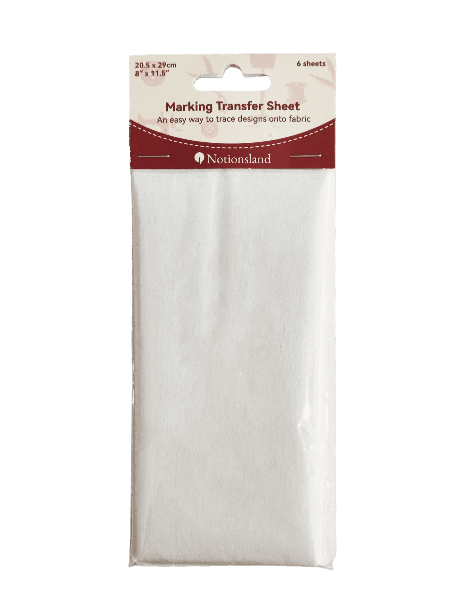 N15141-White Pattern Tracing Paper for Fabric Marking and Design Transfer