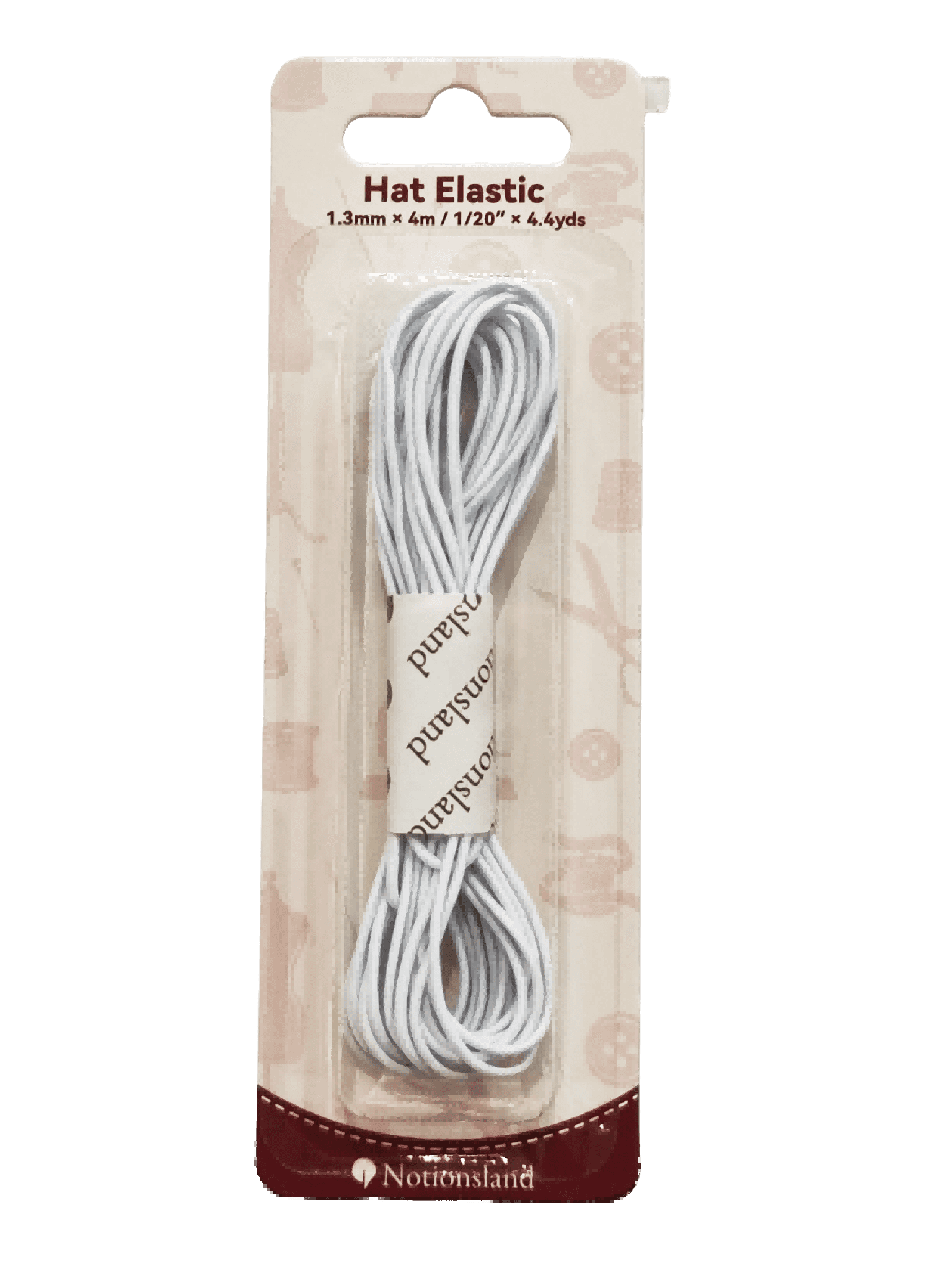 N19223-Braided Elastic for Waistbands & Underwear: High-Resilience Narrow Trim for Garment Manufacturing