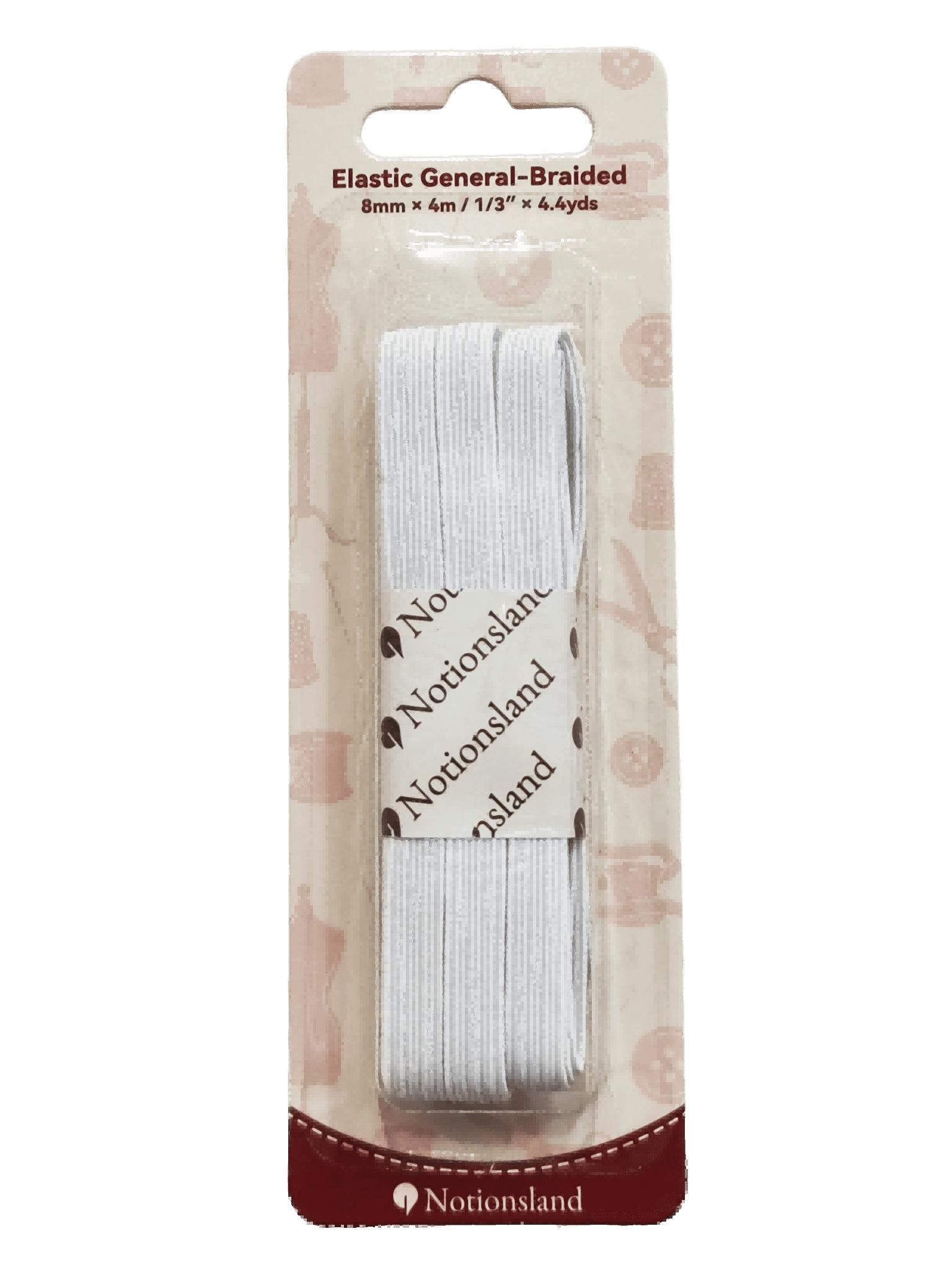 N19225-Braided Elastic for Waistbands & Underwear (The "Workhorse") for Garment Manufacturing